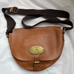 Vintage Mulberry Bonnie Tan Leather Messenger Bag -GREAT CONDITION